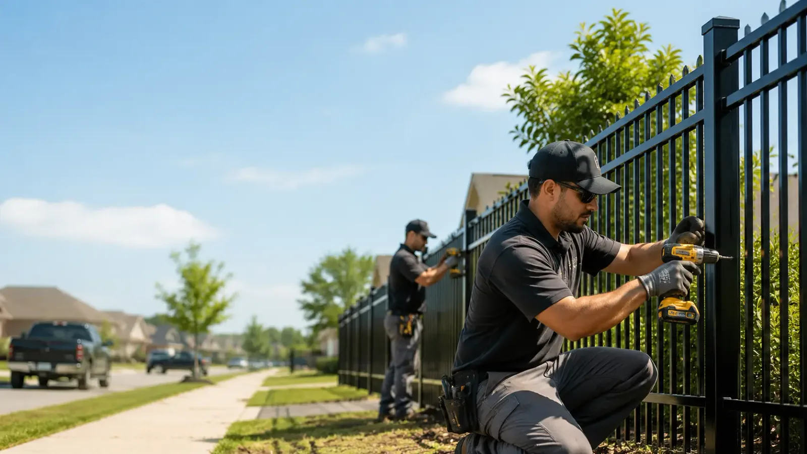 Metal Fence Installation in Rockville, VA